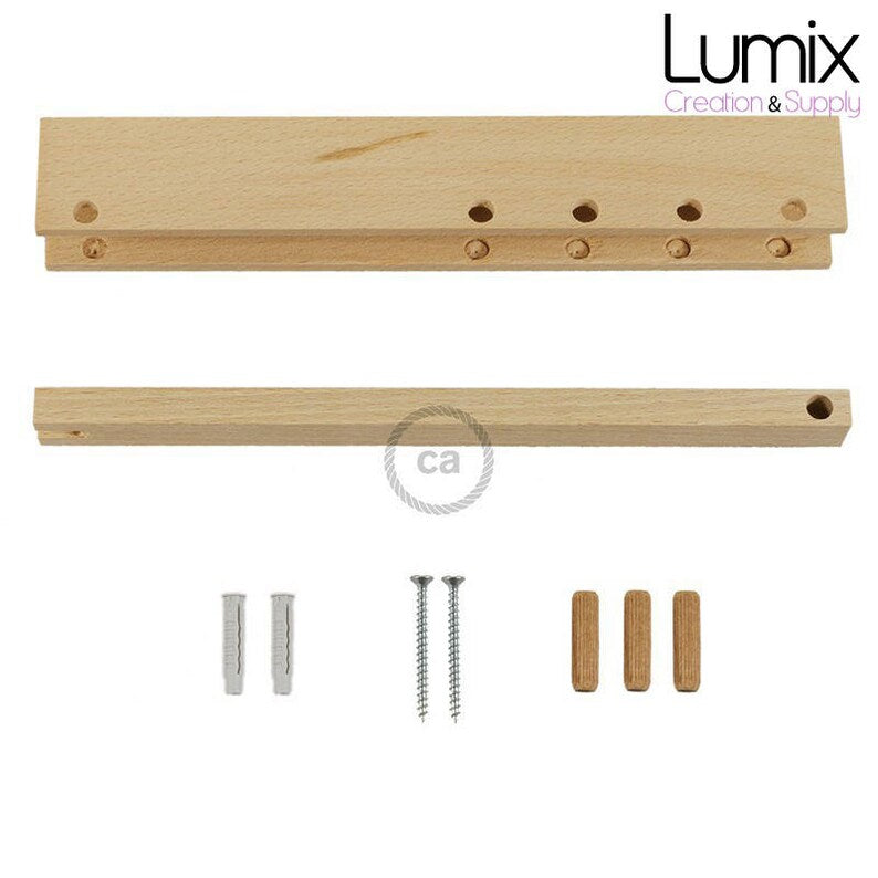 Système de fixation murale réglable en bois pour lampe portable - Support pour lampe portable - Pinocchio1